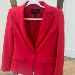 BCBGMaxAzria Women's Red Blazer size small